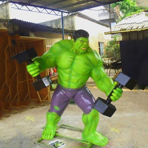 Daqs tal-Ħajja Fiberglass tal-Karattri tal-Cartoon tal-Istatwa Għal Bejgħ