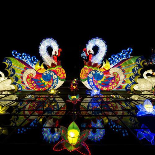 Fanali tal-ħarir Ċiniżi li ma jgħaddix ilma minn barra